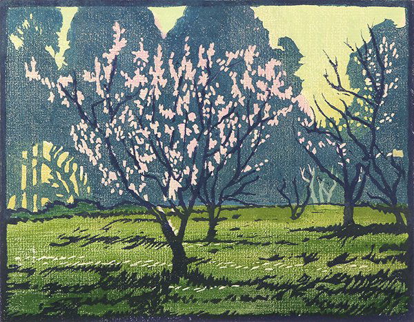 Print, William Seltzer Rice, Almond Orchard (1 of 5)