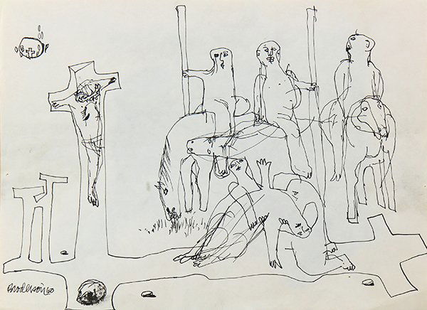 Works on Paper, Morris Broderson (1 of 4)
