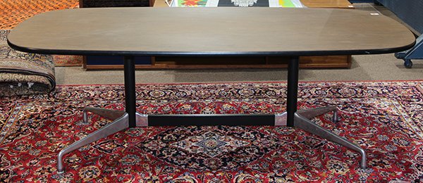 Charles Eames for Herman Miller segmented base table, (1 of 2)