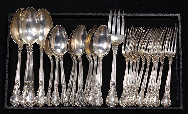 19th century Gorham sterling silver dessert service in (1 of 2)