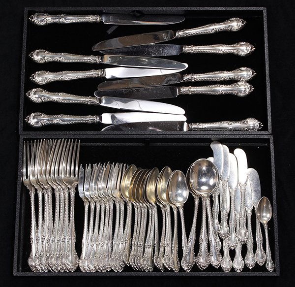 American stierling silver partial flatware servie by (1 of 2)