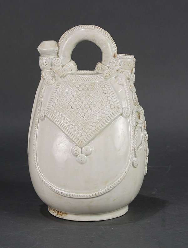 Chinese Xing Type Ceramic Pouch Flask (1 of 6)