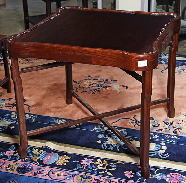 Chinese Wooden Mahjong Table (1 of 3)