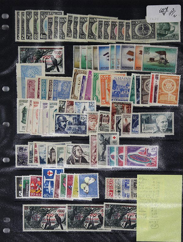 (Lot of 8) Worldwide - mint and used accumulation in (1 of 2)