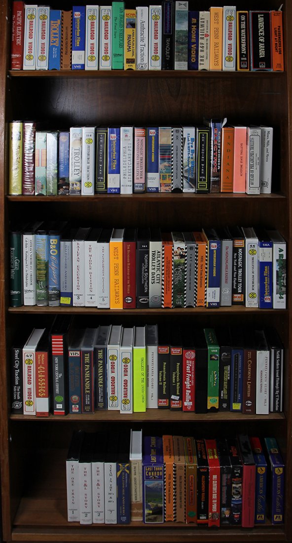 (lot of 100+) VHS tapes mostly on trains including (1 of 1)