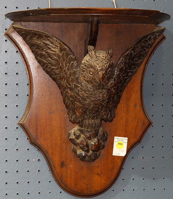 Victorian wall pedestal, having a demilune top (1 of 1)