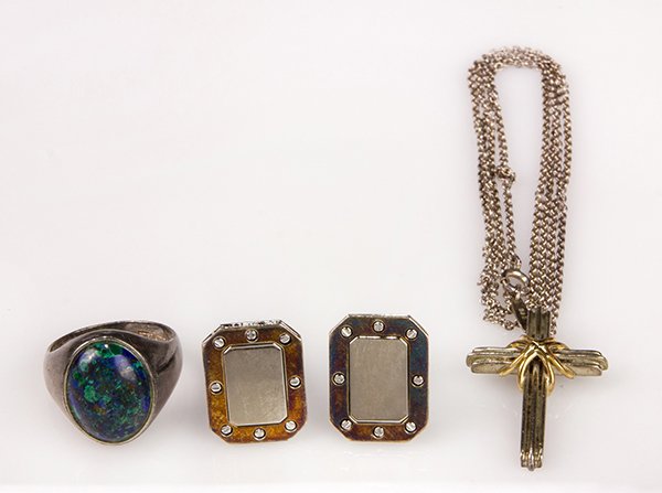 Collection of gemstone, sterling silver and 18k yellow (1 of 1)