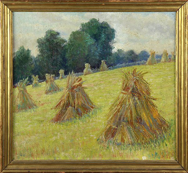 Painting, Hay Stacks (1 of 1)