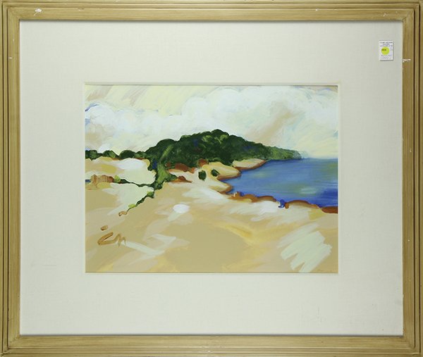 Set of 4 paintings, signed Marcoux (1 of 4)