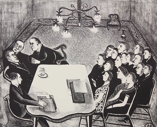 Print, David Feinstein, WPA (1 of 5)