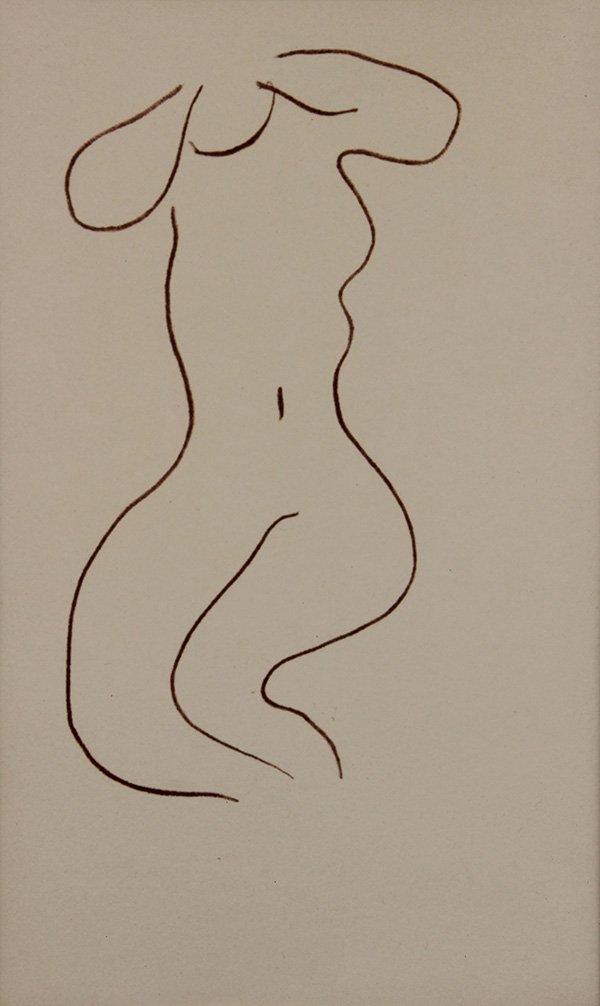 Prints, Henri Matisse: (Lot of 4) Henri Matisse (French, 1869-1954), Ronsard Florilege des Amours 19, 29, 30, and 34, 1948, lithographs, images: 13"h x 7.5"w, 8"h x 4"w, 12"h x 9"w, 9"h x 5.5"w, overalls (with frames): 22"h