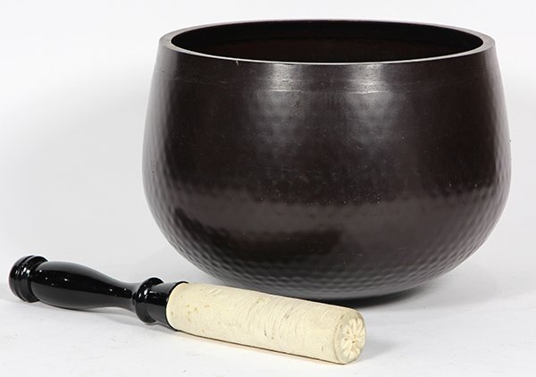 Japanese Bronze Buddhist Temple Bell (1 of 3)