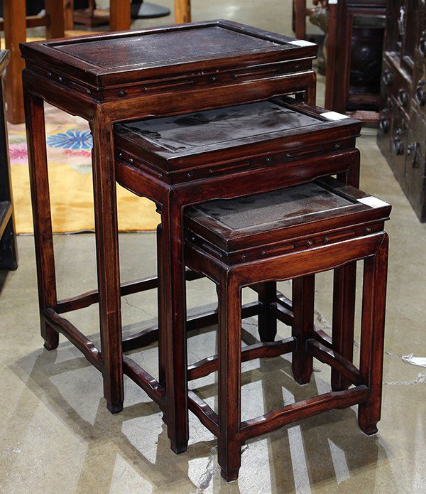 Four Chinese Nesting Tables (1 of 2)