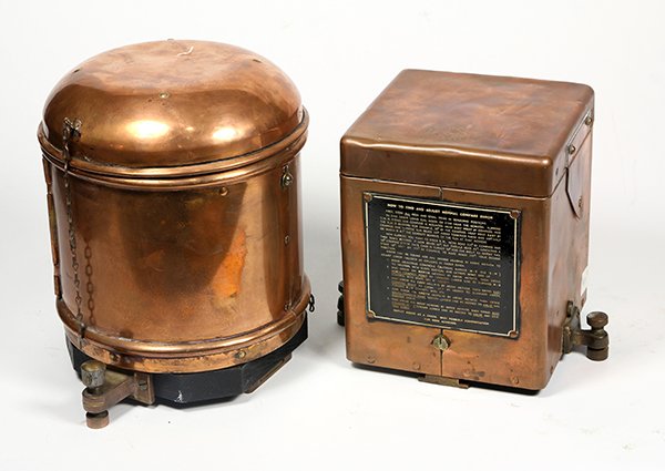 U.S. Maritime Commission boat compasses (1 of 6)