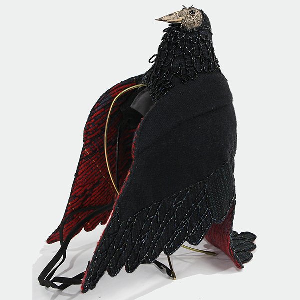 'Requiem of a Raven' headdress by Margaret Roach (1 of 6)
