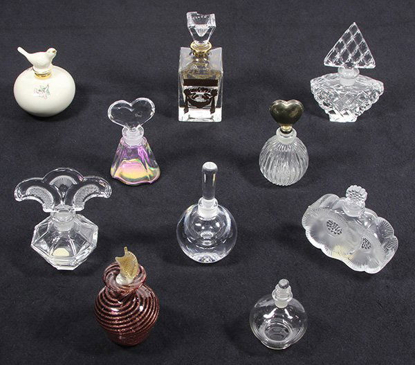 (lot of 10) Continental scent bottle collection, (1 of 1)