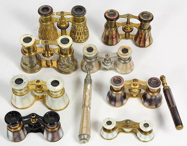 (lot of 8) Associated opera glasses (1 of 3)