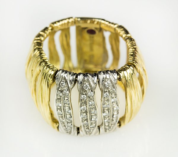 Roberto Coin diamond and 18k yellow gold ring (1 of 1)