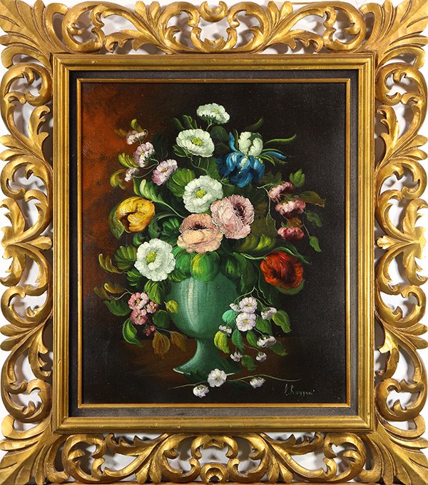 Painting, Still Life with Flowers in a Vase (1 of 1)