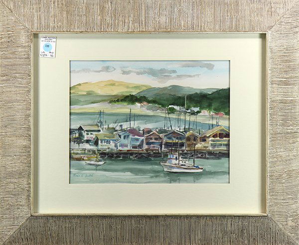 Watercolor, Sausalito Marina (1 of 1)