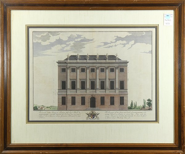 Early 18th Century British Architectural Print (1 of 1)