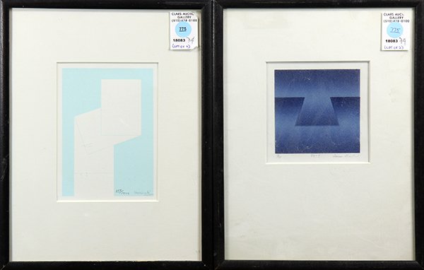 (lot of 2) Paul Chikamasa Horiuchi (American, (1 of 1)