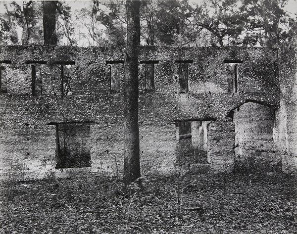 Photograph, Walker Evans: Walker Evans (American, 1903-1975) "Ruins of a Supposed Spanish Mission of Tabby Construction, St Mary's, Georgia," 1936, gelatin silver print, printed before 1971, pencil signed lower right, edition