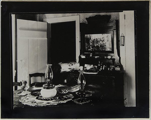 Photograph, Walker Evans: Walker Evans (American, 1903-1975), "Copake, New York," 1933, gelatin silver print, artist stamp verso, image: 6.25"h x 8"w, sheet: 8"h x 10"w, overall (with mat): 18"h x 14"w. Provenance: The Art Ins