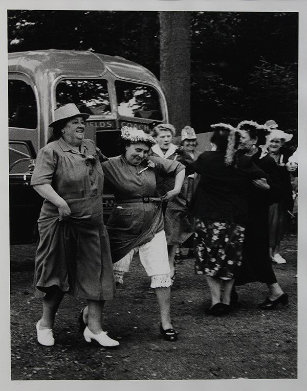 Photograph, Grace Robertson: Grace Robertson (British, b. 1930), "Mother's Pub Outing, London," 1954, gelatin silver print, later reprint, signed lower right, image: 13.25"h x 10"w, sight: 15.25"h x 11"w, overall (with frame): 21