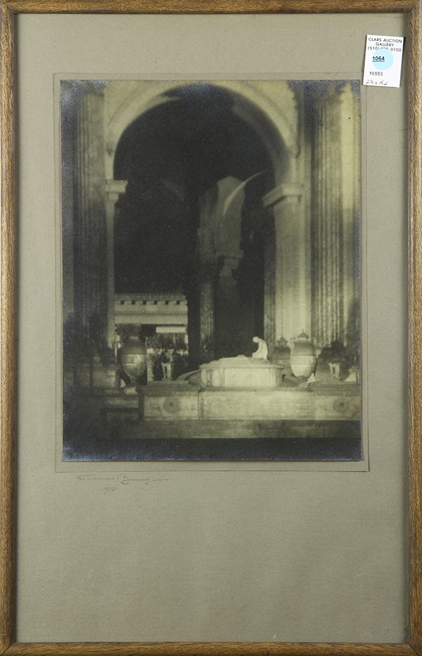 Photograph, Francis Joseph Bruguiere: Francis Joseph Bruguiere (American, 1879-1945), Altar Before Rotunda, Palace of Fine Arts, Panama Pacific International Exposition, San Francisco, 1915, gelatin silver print, pencil signed and dated o