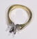 Diamond, platinum and 18k yellow gold ring semi - 3