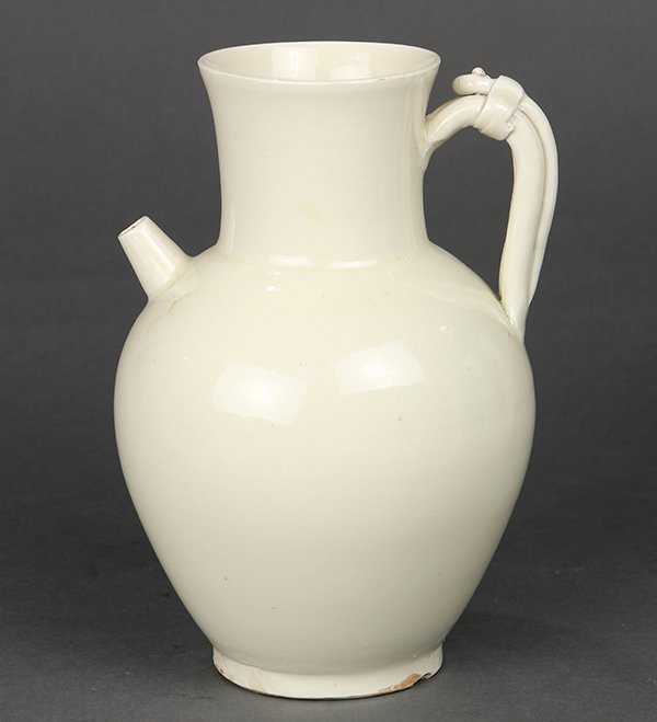 Chinese White Glaze Ewer (1 of 6)