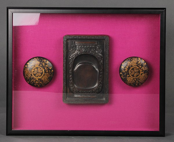 Japanese Ink Cakes and Ink Stone (1 of 2)