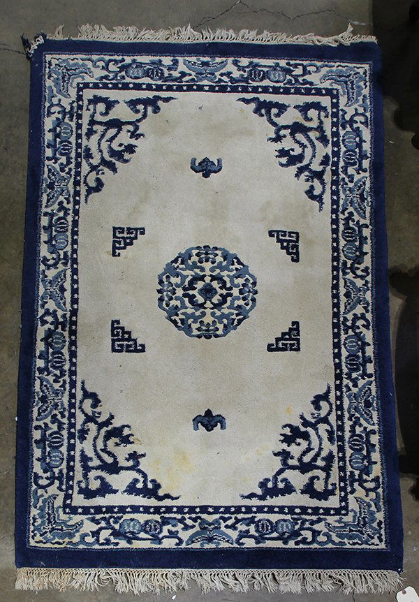 Indo Chinese rug, 4' x 6'2" (1 of 3)