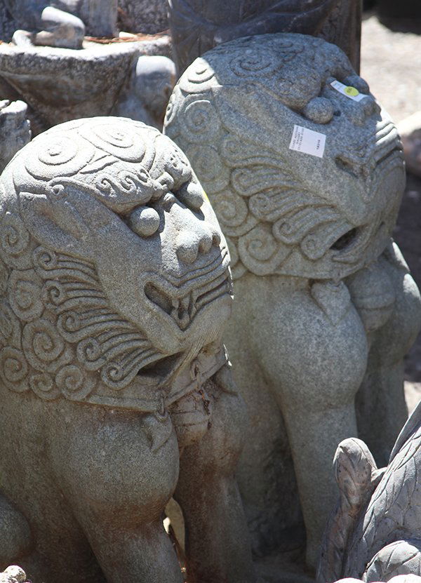 Two Chinese  Stone Lions (1 of 4)