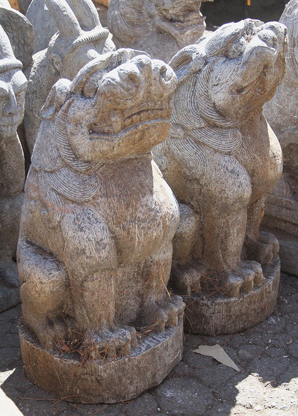 Two Chinese Stone Lions (1 of 3)