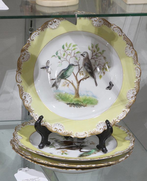 (lot of 4) Meissen cabinet plates (1 of 1)