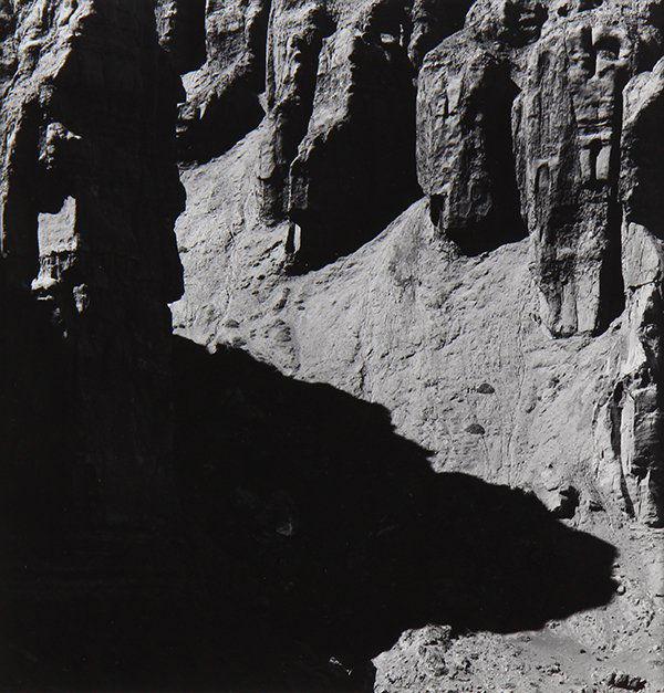 Photograph, Siskind: Aaron Siskind (American, 1903-1991), "Utah 32," 1976, gelatin silver print, signed in pen lower right, titled and dated lower left, image: 10"h x 9.75"w, sheet: 14"h x 11"w, overall (with mat): 22"h x