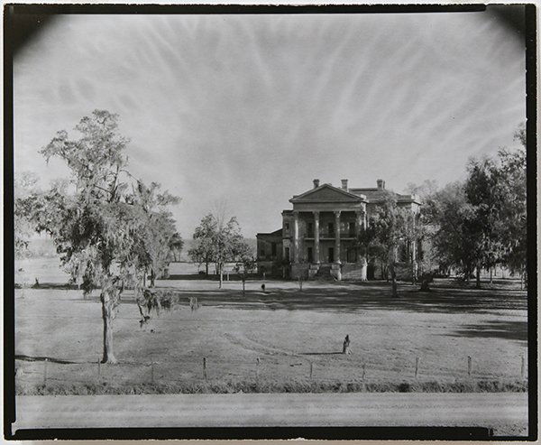 Photograph, Evans: Walker Evans (American, 1903-1975), "Belle Grove Plantation, White Chapel, Louisiana," 1935, gelatin silver print, artist stamp verso, image: 7.75"h x 9.5"w, shee: 8"h x 10"w. Provenance: The Art Inst