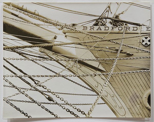 Photograph, Evans: Walker Evans (American, 1903-1975), "New Bedford, Massachusetts," 1931, gelatin silver print, artist stamp and titled verso, image/sheet: 5.75"h x 7.25"w, overall (with mat): 18"h x 14"w. Provenance: