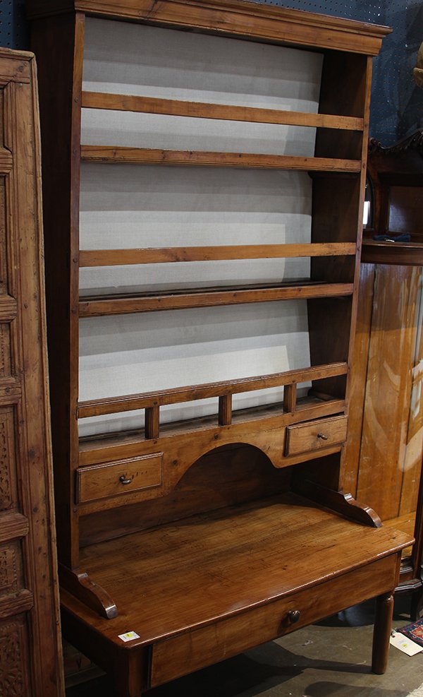 Welsh pine stepped back cupboard (1 of 1)
