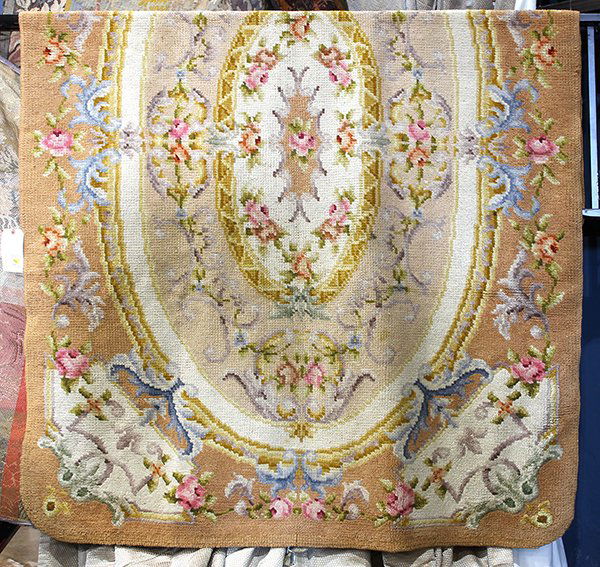 French Aubusson style hook carpet, 7'6" x 5'7" (1 of 1)