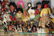 (lot of ) One shelf of Native American style dolls, - 3