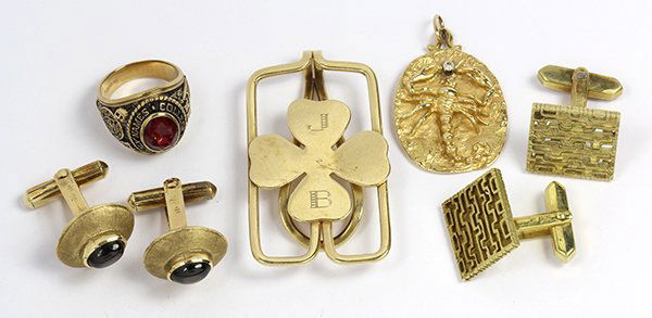Collection of gem and gold jewelry (1 of 3)