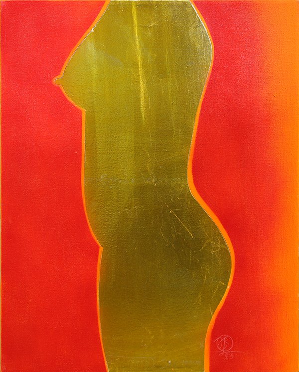 Paintings, Jose Ramon Lerma: (lot of 3) Jose Ramon Lerma (American, b. 1930), "Torso 1983," "Nude 1983," and Androgyny, oil on canvas, signed, titled and dated verso, largest overall (with frame): 40.5''h x 20.5''w. Provenance: F