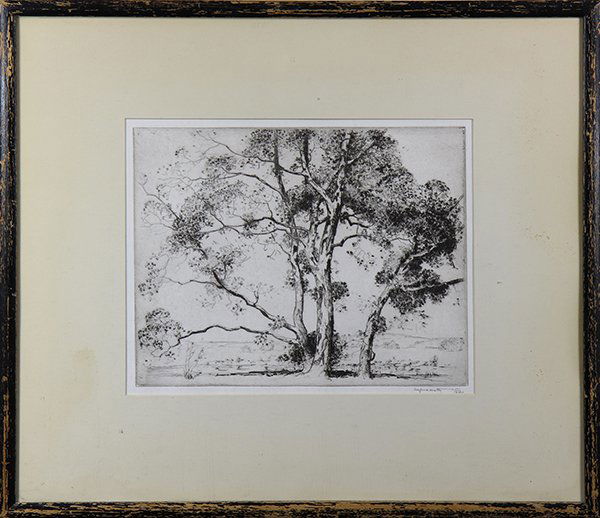 Print, Alfred Hutty, Sycamores (1 of 1)
