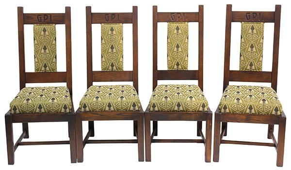 American Arts and Crafts dining chairs (1 of 8)
