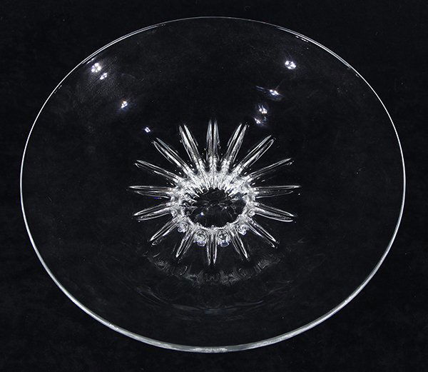 Steuben cystal "Sunflower" bowl, rising on a footed (1 of 4)
