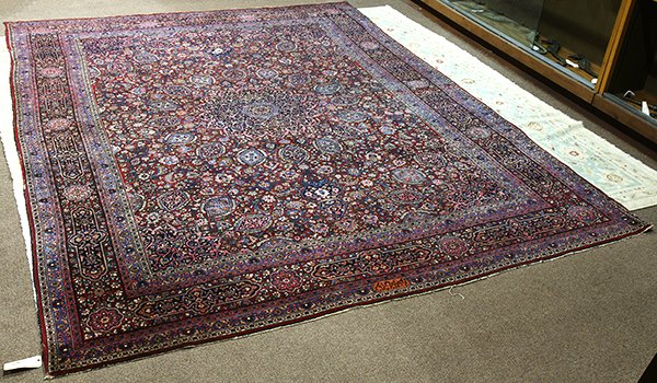 Persian Meshad carpet, circa 1930, signed, 10'3" x (1 of 7)
