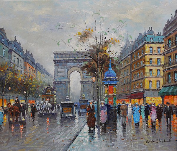 Painting, Antoine Blanchard (1 of 4)